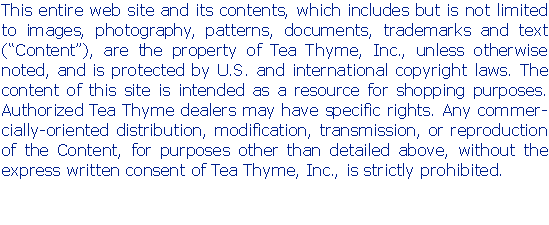 This entire web site and its contents, which includes but is no